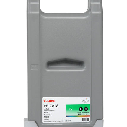 Genuine Canon 700ml PFI-701 Green High-Yield Ink Cartridge, 0907B001AA