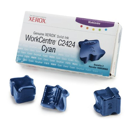 Xerox WorkCentre C2424 108R00660 Cyan Solid Ink/Inkjet (3/Box)