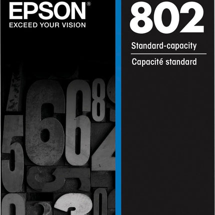 Original Epson 802 Black Standard Yield Ink Cartridge