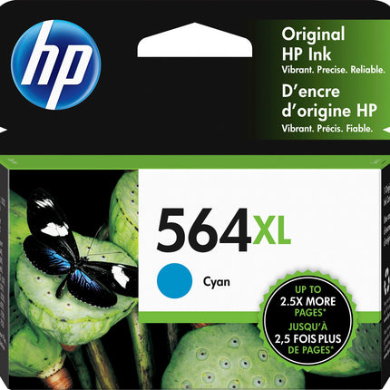 Original HP 564XL (CB323WN) Cyan Ink Cartridge