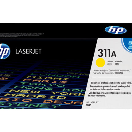 Original HP 311A Standard-Yield Yellow Toner Cartridge, Q2682A