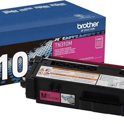 Brother TN310 Standard-Yield Magenta Laser Toner Cartridge, TN310M