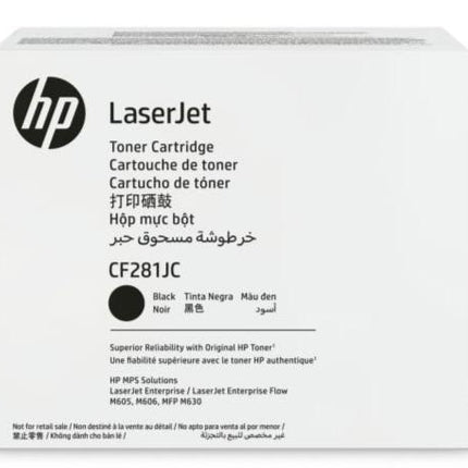 Original HP 81J Contract Black Toner Cartridge, CF281JC