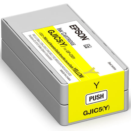 Genuine Epson GJIC5 (Y) Yellow Pigment Ink Cartridge