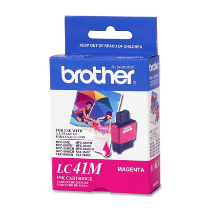 New Genuine Brother LC41M Magenta Ink Cartridge