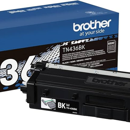 Genuine Brother TN-436 Black Super High Yield Toner Cartridge, TN-436BK